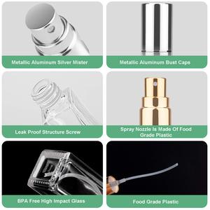 2 ml 3ml 5ml 8ml 10ml Mini boş şeffaf sprey şişesi doldurulabilir cam parfüm örnek Atomizer sprey şişeleri uçucu yağ - Product Image 6