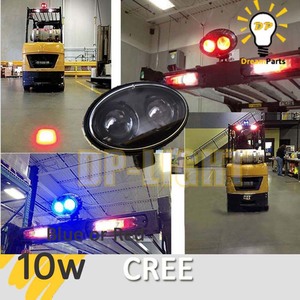 IP67 su geçirmez LED depo güvenli uyarı ışığı 48V DC güç kaynağı mavi nokta dayanıklı Forklift çalışma ışığı 2 yıl garanti ile - Product Image 5