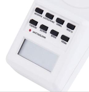 Spina di UE STATI UNITI REGNO UNITO FR BR Programmatore Spina Digitale Settimanale Programmabile Timer Interruttore Presa di Tempo Orologio Timer Presa di 220V 110V - Product Image 3