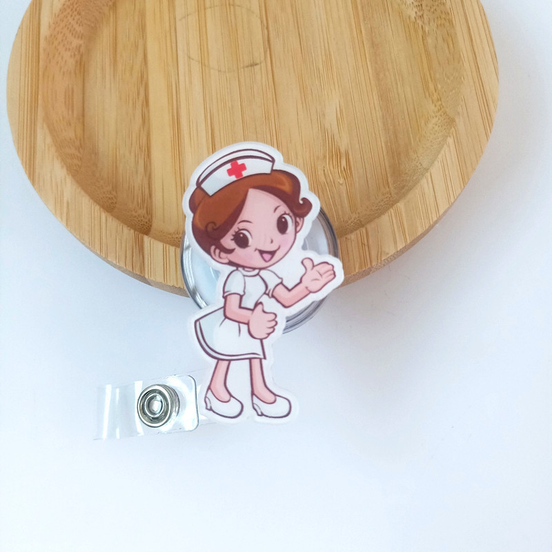 Clap nurse transparent buckle