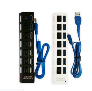Hub 3,0 Multi USB Splitter 4/7 Port Expander Mehrere USB 3 Hab Power Adapter USB HUB mit Schalter Für PC - Product Image 4