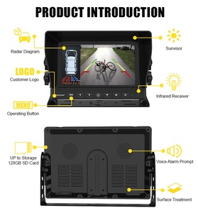 Factory Auto Truck <strong>Reverse</strong> Assistant <strong>Backup</strong> Radar Detector Camera Monitor Car Parking <strong>Sensor</strong> with 4 / 8 <strong>Sensor</strong> for Large Vehicle - Product Image 4