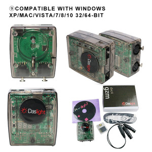 Luces LED de 1536 CH H 512 512 512 512 512 512 512 ontrol Isco, controlador MX - Product Image 6