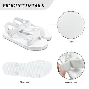 You Are My Sunshine Love Design Open Toe Sandals Valentine's Day Anniversary Gift Breathable <strong>Hook</strong> <strong>and</strong> <strong>Loop</strong> Slippers Sublimation - Product Image 5