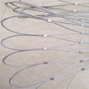 Edelstahls eil gitter X neigen Edelstahl netz mit SS-Ferrulen für rechteckige - Product Image 5