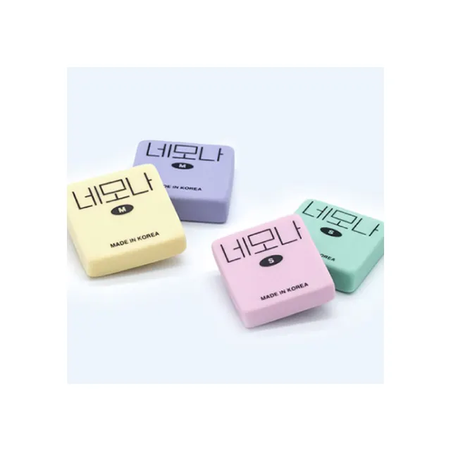 NEMONA Soft Eraser Yellow/Green/Pink/purple Round square environmental pencil eraser Low price wholesale