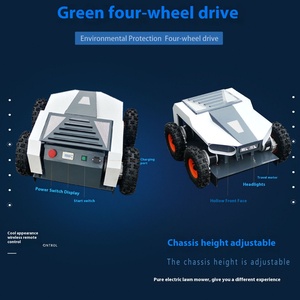 Automatic Single Cylinder Lawn Mower <strong>Robot</strong> with Remote Control Adjustable Forward Speed - Product Image 6