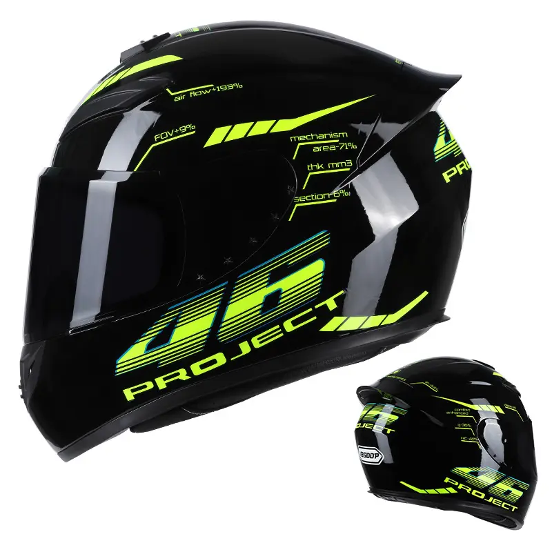 SUBO Großhandels preis Full Face Sport helme Motorrad Neues Design Günstiger Roller helm