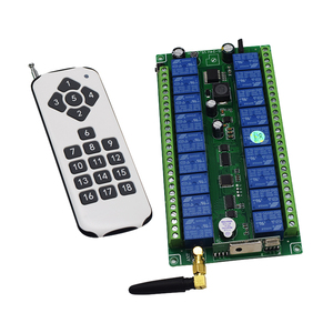 RF 1527 codice di apprendimento 18ch di controllo a distanza senza fili 220v 433mhz Trasmettitore Ricevitore - Product Image 1