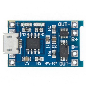 TP4056 HW-107 HW-168 mikro USB tip C şarj modülü koruma çift fonksiyonlar 5V 1A 18650 lityum pil şarj kartı. - Product Image 4