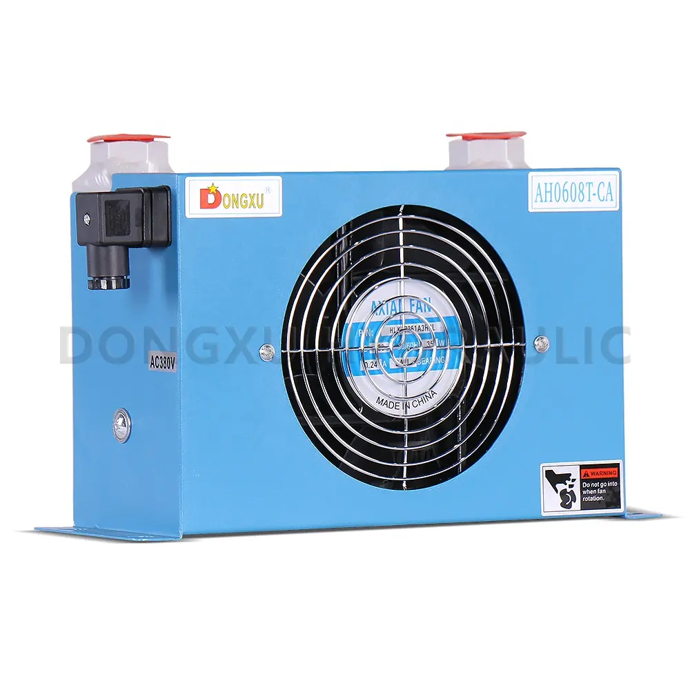 Universal machine aluminum mini air to water heat exchanger with fan