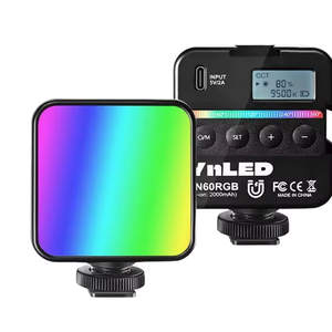 YN60RGB tam renkli RGB LED Video işığı 2500K-9000K 2000mAh tip-c kamera ışığı - Product Image 1