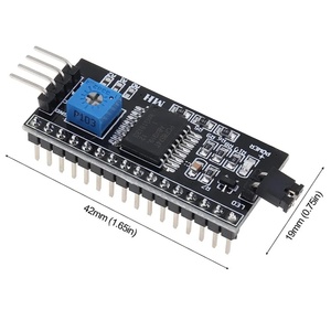 IIC <strong>I2C</strong> TWI SPI Serial Interface Board Port <strong>1602</strong> 2004 LCD1602 Adapter Plate LCD Adapter Converter Module PCF8574 - Product Image 4