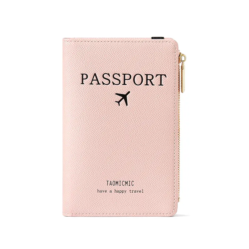 TAOMICMIC PU Leather Passport Holder Wallet Cover Case Travel Wallet RFID Blocking