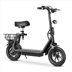 Çin ucuz 36v Seat 35 km/h katlanır elektrikli Scooter koltuk 500W 40km aralığı elektrikli şehir Scooter satılık