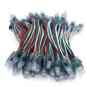 12mm 50leds WS2811 IC Vollfarb pixel LED-Modul Licht DC 5V Eingang IP68 wasserdicht RGB Farbe Digital LED Pixel - Product Image 3