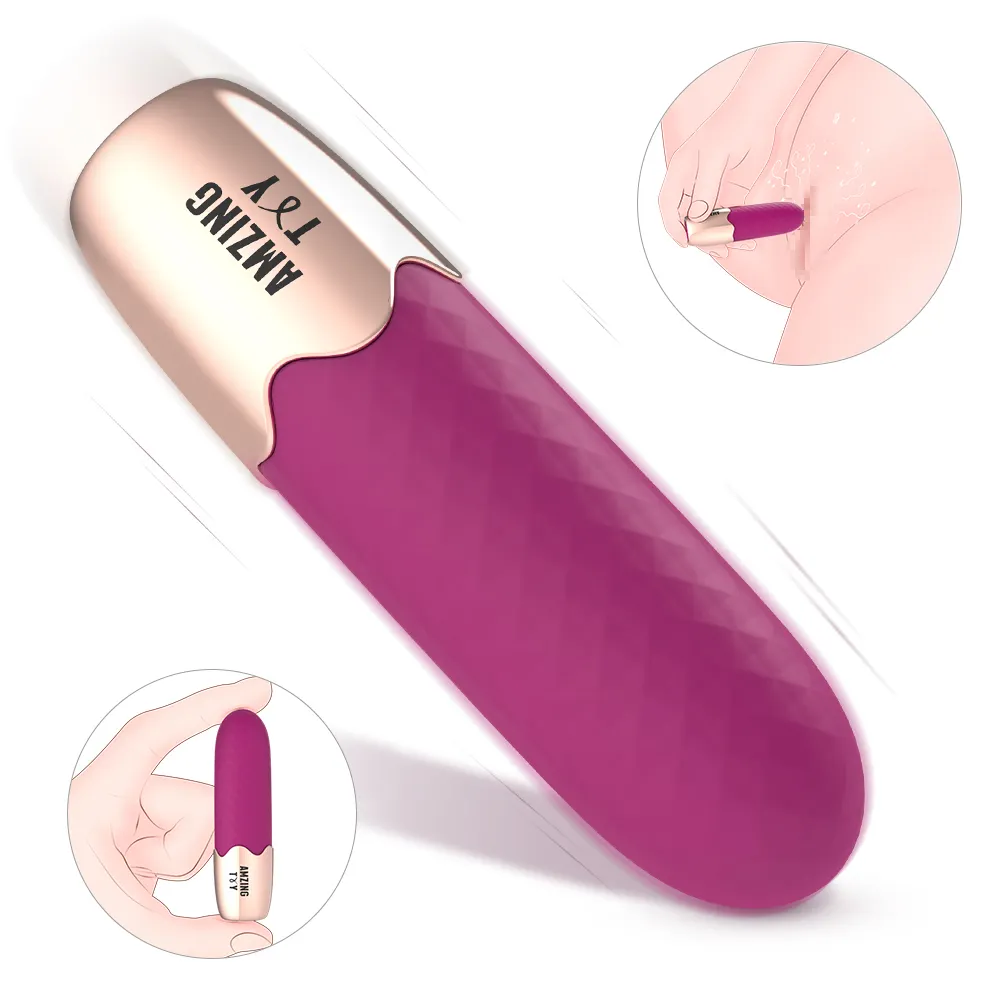 Lipstick Shape Vibrador Love Egg Vibrador Estimulador Clitoriano Com 10 Modos De Vibração Pacote Requintado