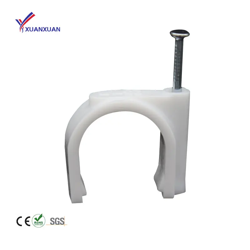 Plastic cable fixing clip holder wire fixed clips