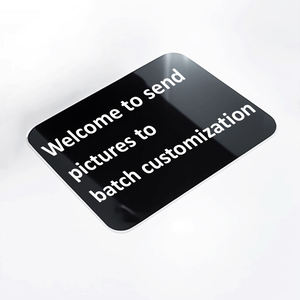 Ev otel okulu için özelleştirilebilir elektronik cam hızlı Mouse Pad süper pürüzsüz buzlu temperli cam-katı yapı - Product Image 3