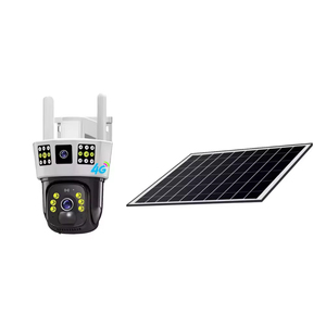 V380pro 4G Tarjeta Sim Nueva lente dual Sistema de cámara de seguridad alimentado por batería solar Sistema de monitoreo de red CCTV PTZ - Product Image 3