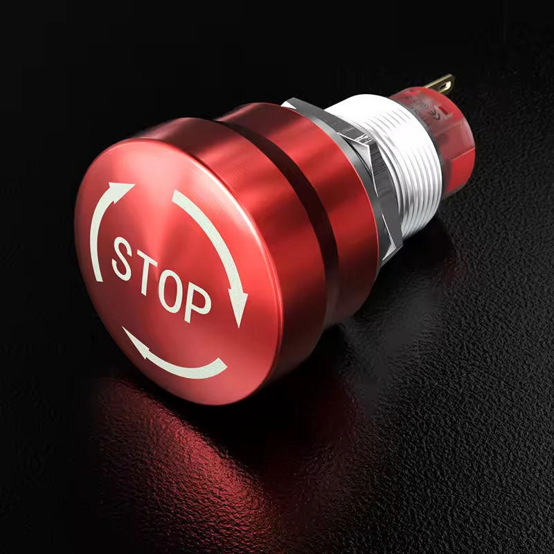 สีแดง | 19 มม. | 1NO1NC วันเอ็นโอวันเอ็นซี | หัวใหญ่