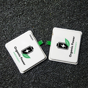 2500mah bir kez biyobozunur kağıt kabuk mini cep telefonu şarj cihazı kullanın en küçük güç bankası - Product Image 3