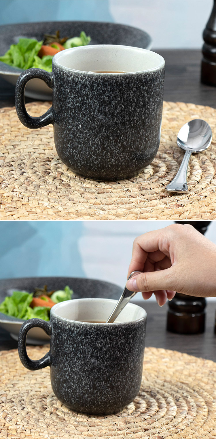 Factory Outlet 400ml Creative Glazed Western Mug Ceramic Coffee Tea Mug Porcelain Cup With Handle