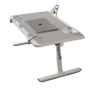Mesa de ordenador portátil ajustable portátil de aleación de aluminio mesa de ordenador de cama pequeña multifuncional