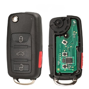 A2キーレス-Go Smart Key 2005-2010 Touareg Phaeton 31ボタンASK433.92MHzPCF7946A 46 CHIP For VWフォルクスワーゲン - Product Image 1
