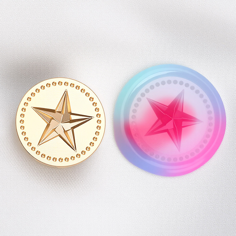 Luz de Estrella Romántica (relieve redondo de 2.5cm)