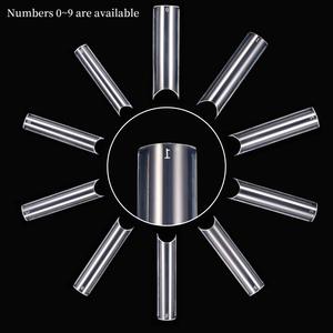 200 Pcs C Curve Nail <strong>Tips</strong> Half Cover Acrylic Clear Nail <strong>Tips</strong> Extra Long Straight Square Nail <strong>Tips</strong> - Product Image 2