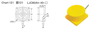 Sensor Detector de Metal IP68 de larga distancia, interruptor de proximidad de elevador resistente al agua, controlador de proximidad capacitivo - Product Image 2