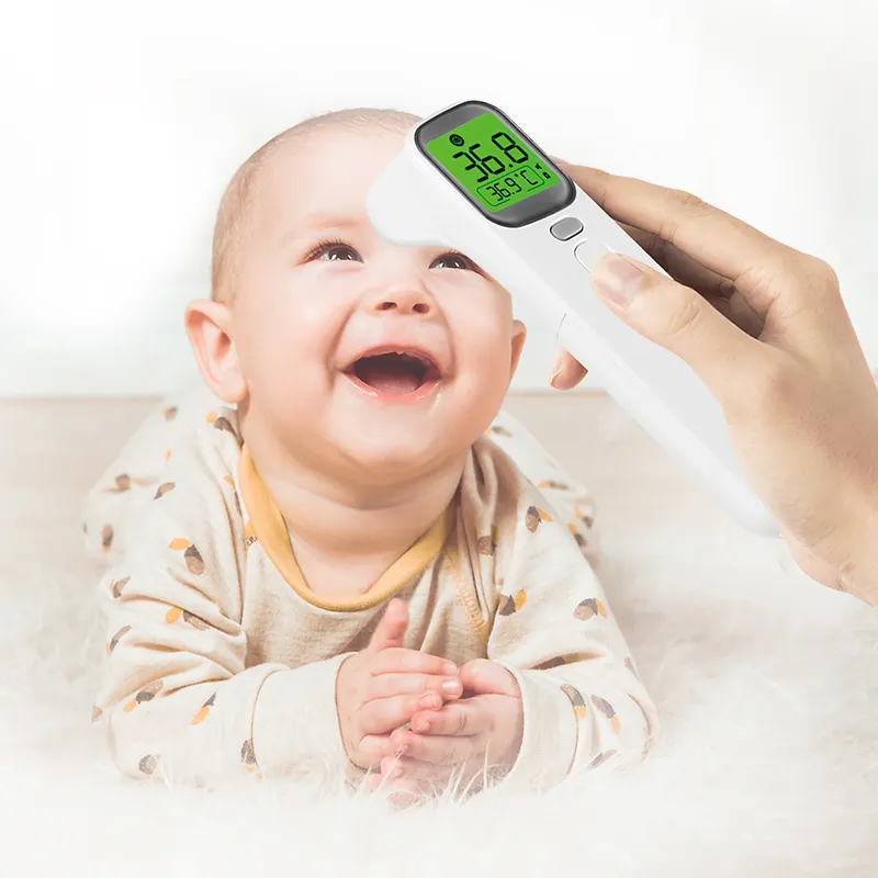 의학 디지털 표시 장치 아기 이마 귀 적외선 온도계 온도계 Infrarouge 정면 Termometro 귀 온도계