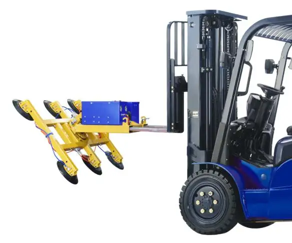 500kg Forklift Fixture Glass Metal Sheet Lifting Equipment Glazing Tools Vacuum Lifter