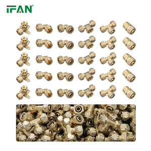 IFAN khí hệ thống ống nước jonit pex ống nối pex phù hợp cw617 Brass nén phù hợp tất cả các loại pex nén phù hợp - Product Image 3