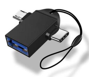Usb 3.0铝合金2in1 Type-c和Micro Usb到Usb 3.0母适配器Otg转换器 - Product Image 2
