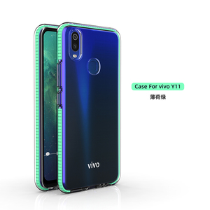 卸売低価格1.3MMダブルカラーTPU TPEシェル電話ケースVIVOY11バックカバー用 - Product Image 5