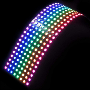 DC5V WS2812B RGB LED Digital flessibile indirizzabile individualmente pannello luminoso WS2812 8x8 5050 SMD RGB modulo Matrix illuminazione dello schermo
