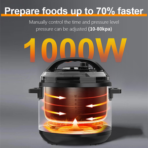 12 in 1 Multifunctional Digital Multifunctional Pot 80kpa Fast Heating Non Fully Automatic Release Electric Pressure Cooker 6L - Product Image 2