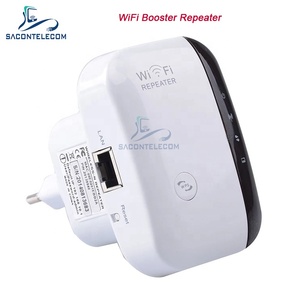 工厂价格300Mbps路由器支持WPS AP功能无线WiFi中继器WiFi扩展器远程WiFi增强器 - Product Image 1