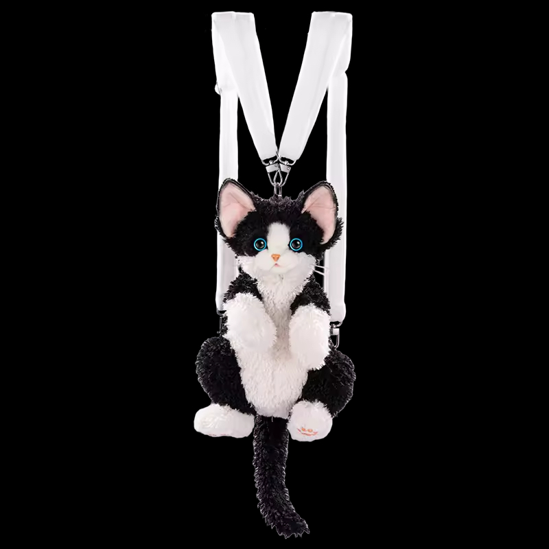 Medium Black Devon Cat