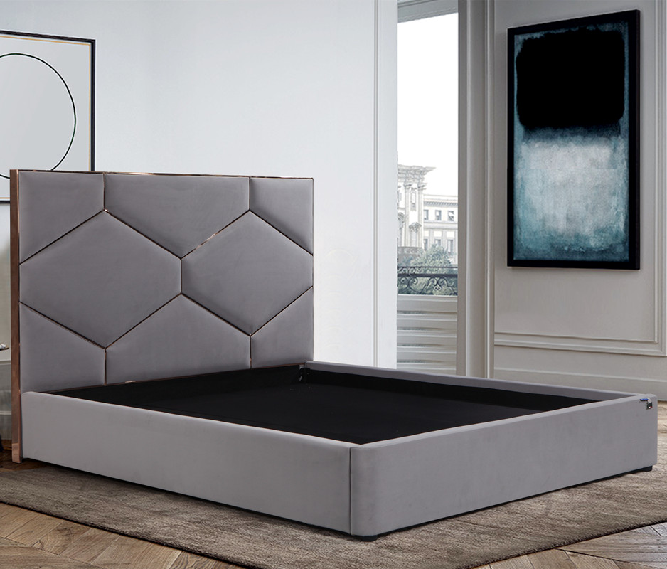 Modern design fabric DOUBLE /QUEEN/KING SOFT BED