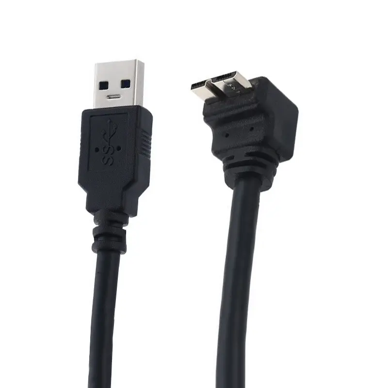 יצרנים USB 3.0 A זכר לזווית ישרה כבל זכר מיקרו B 90 מעלות לכוננים קשיחים חיצוניים כבל MICRO B USB 3.0