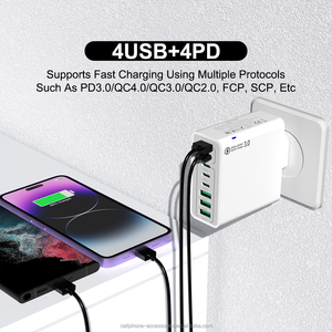 8 in 1 USB CウォールチャージャーPD25W 8ポート急速充電Cポート急速充電携帯電話ラップトップイヤホン - Product Image 6