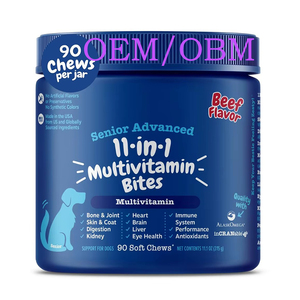 פינוקים multitamin ללא תבואה עבור כלבים רכים chelw תרנגול הודו רך תוספי מזון גלוקוזאמין פרוביוטיקה - Product Image 1