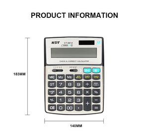 Công suất kép 12 chữ số thông minh sinh viên khoa học máy tính CT-6612 từ cho sắc nét - Product Image 6
