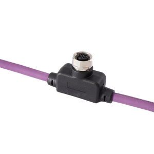 M12 17 kutuplu dişi Acode-15-Pole erkek RS-232 seri kablo donanımları dairesel DIN kodlayıcı sinyalleri için pirinç kontak gücü - Product Image 1