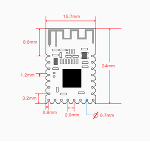 Original Low Power TI CC2530 <strong>Zigbee</strong> Wireless Transceiver <strong>Sensor</strong> RF <strong>Module</strong> For Human Interface Devices CE FCC Certification - Product Image 5
