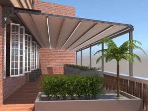 Factory Directly Balcony Pergola Patio Canopy <strong>Pvc</strong> Roof Pergola Retractable Waterproof <strong>Porch</strong> Windproof Gazebo - Product Image 3