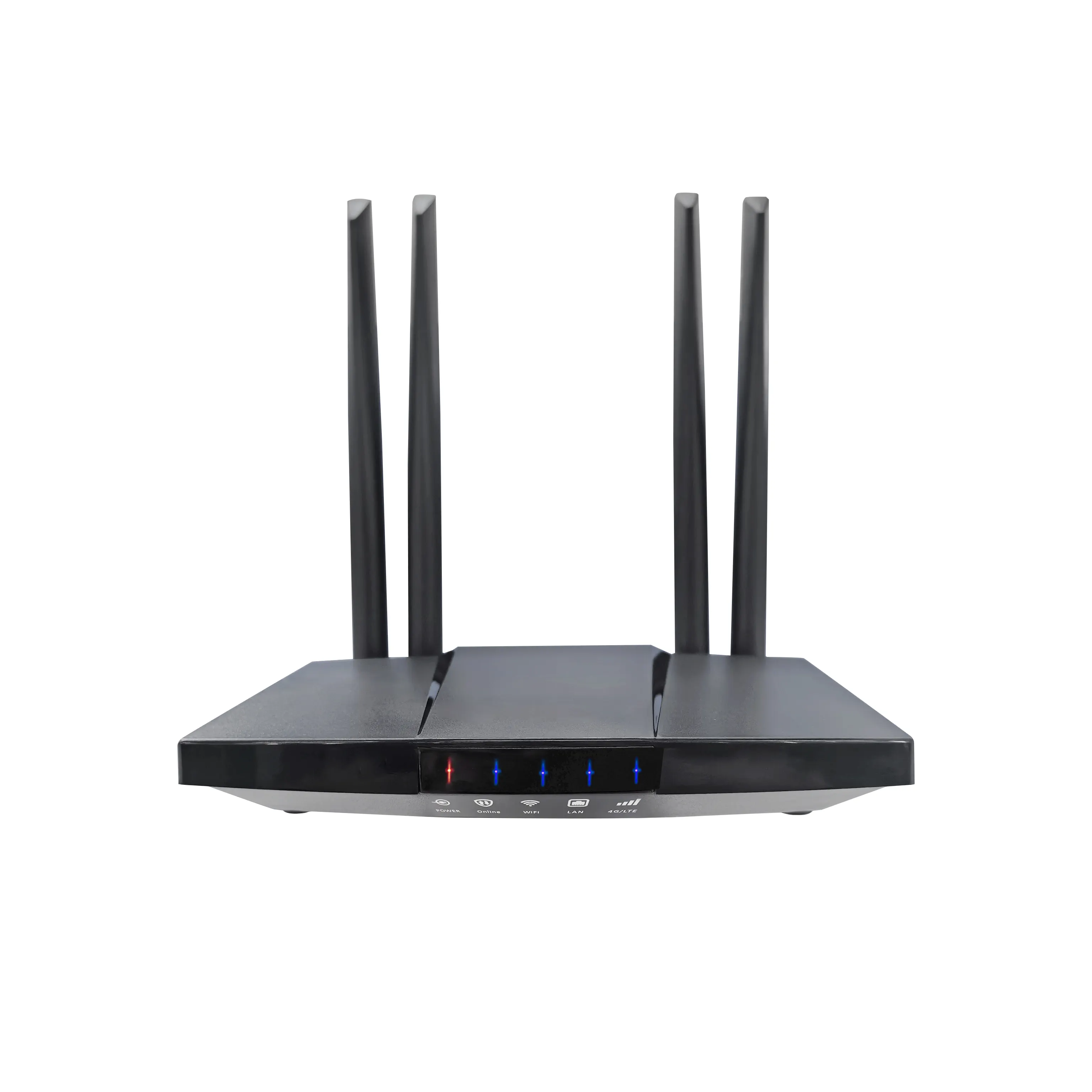 OEM/ODM 4G WiFi Router 2 LAN SIM Router con 4 Antena externa 5DBI Soporte Personalización